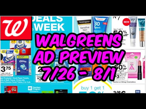WALGREENS AD PREVIEW (7/26 - 8/1) | FREEBIE THIS WEEK & MORE! - YouTube