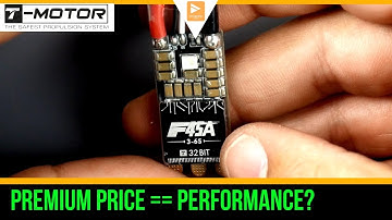 T-Motor F45A V2 3-6S Blheli_32 ESC // Review and Noise Test