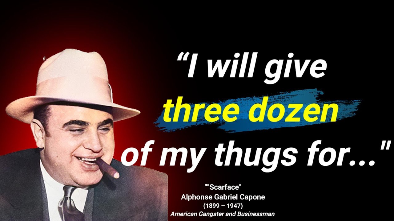 American Gangster Quotes Al Capone. | short || Witty Kuya. 🔔