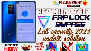 Redmi Note 9 FRP Bypass Without Pc | New Trick | Redmi Note 9 Google Account Bypass | Frp Unlock |😱🤔
