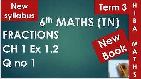6th maths term 3 chapter 1 exercise 1.2 question 1 tn samacheer new syllabus 2020-2021