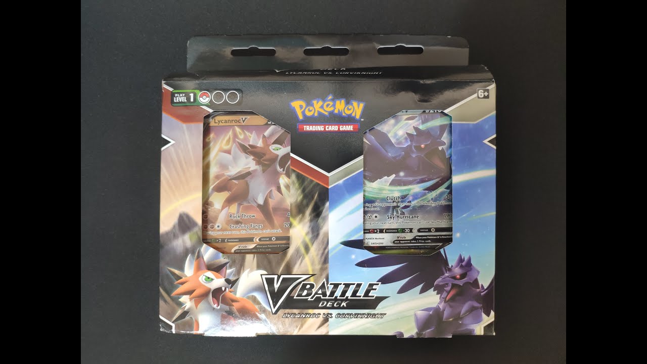 Pokemon TCG: Lycanroc V vs Corviknight V Battle Deck Bundle – Inked Gaming