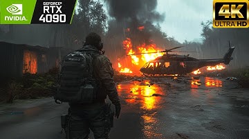 HELICOPTER CRASH (PC) RTX 4090 Immersive ULTRA Graphics Gameplay [4K] Ghost Recon: Breakpoint