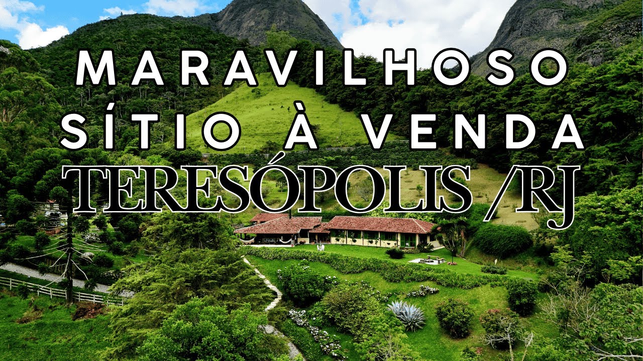 MARAVILHOSO SÍTIO CINEMATOGRÁFICO À VENDA EM TERESÓPOLIS -RJ