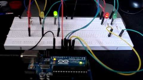 Semáforo Simples com Arduíno - Iniciantes