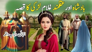 Badshah Or Aqalmand Guhlam Ladki Ka Qissa |Aak Badshah Ka Waqia | Moral Story In Urdu | Urdu Stories