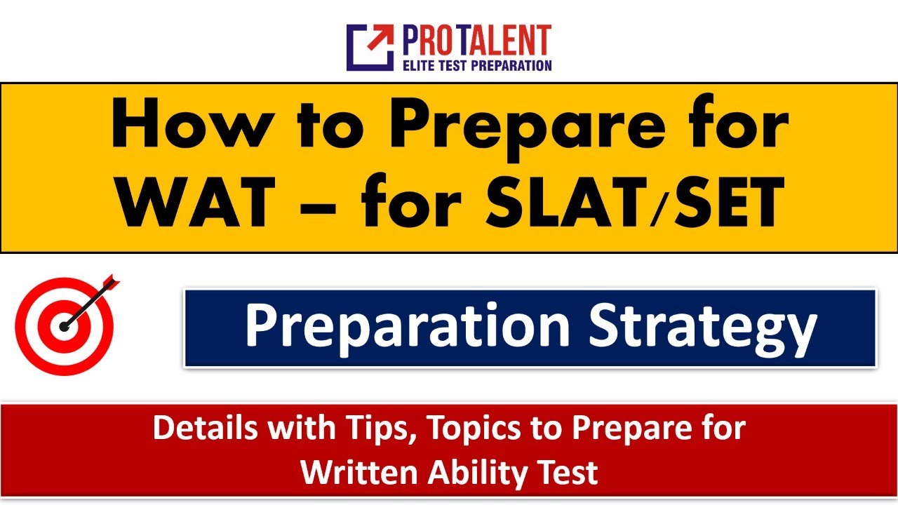 How to Prepare for WAT in Symbiosis Admission Process ( SLAT & SET
