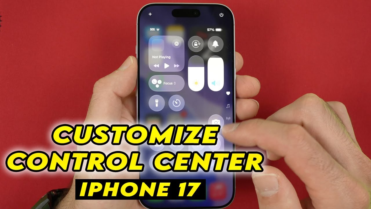 iPhone 17 : How to Customize Control Center Icons - YouTube