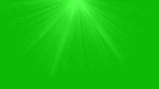 Футаж Божественный свет на зелёном фоне - хромакей