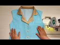 Amazing collar sewing technique  the best sewing technique this collar are here