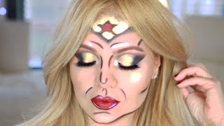 EASY WONDER WOMAN | Halloween Tutorial | COMIC INSPIRED