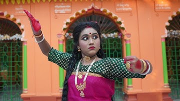 Om jayatang devi chamunde/dance cover/samriddhi maji/durga puja @bongangelasamriddhi2889