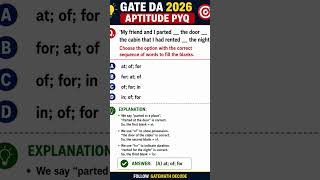 GATE DA PYQ|| 99% GATE Aspirants Mark This Wrong 🔥 GATE DA 2026 Aptitude PYQ | #shortsfeed #shorts