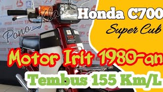 Honda Astrea 700 Super Cub Motor paling irit di era 1980-an