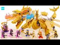 レゴ ニンジャゴー ロイドのゴールデン・ウルトラドラゴン 71774 闇の復活編  ／ LEGO NINJAGO Lloyd’s Golden Ultra Dragon Crystalized