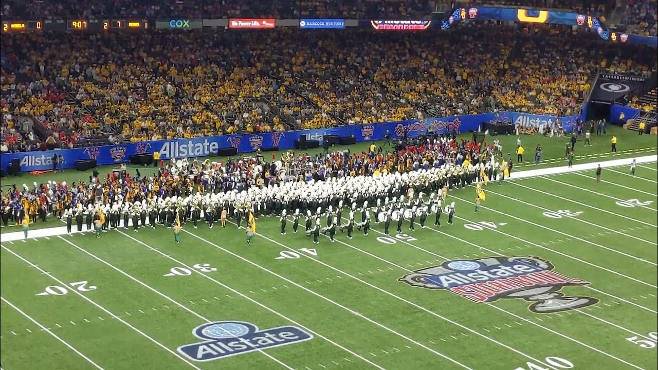Sugar Bowl Halftime Show Baylor University Golden Band YouTube