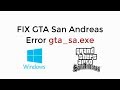 HOW TO FIX (GTA SAN ANDREAS ) NOT OPENING PROBLEM SOVLED 100%