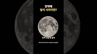 만약 달이 사라지면? 만약 달이 사라지면?