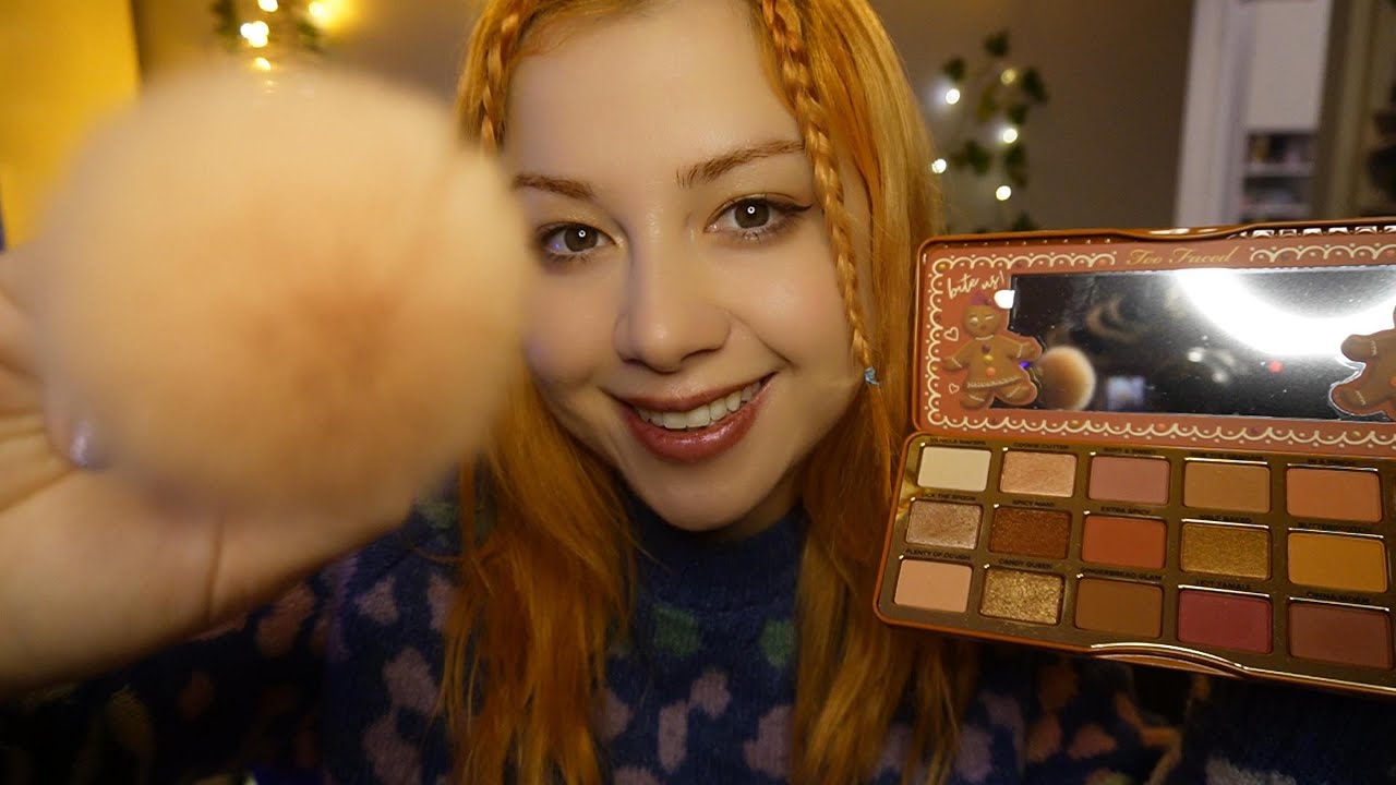 ASMR Doing Your Makeup 🌸(personal attention, layered sounds)