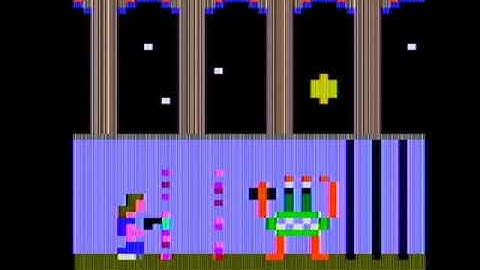 Apple II Lo-res Escape, 32k Demo