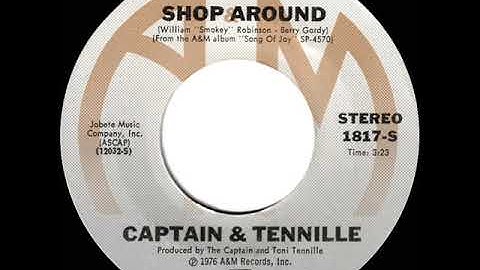 1976 HITS ARCHIVE: Shop Around - Captain & Tennille (stereo 45--#1 A/C)