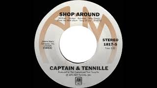 1976 Hits Archive: Shop Around - Captain & Tennille (Stereo 45 - - A/C) Resimi