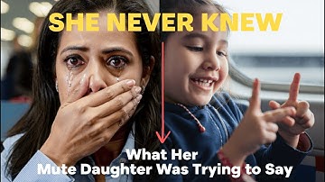 Female CEO waiting for plane with mute daughter—Froze When Single Dad Spoke to Her in Sign Language