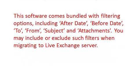 How to Migrate MBOX file to Live Exchange Server?
