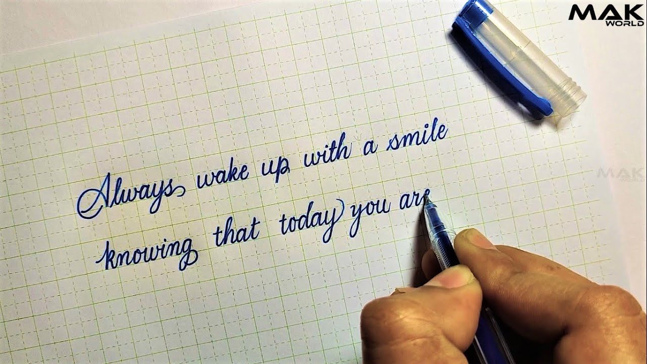 Cursive Handwriting With Gel Pen English Cursive Handwriting Style Cursive Handwriting With Gel Pen English Cursive Handwriting Style