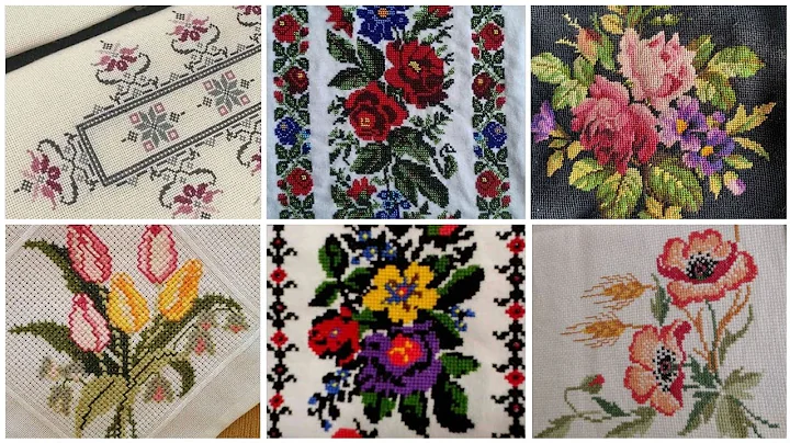 Very beautiful cross stitch hand embroidery designs for table clothes - DayDayNews