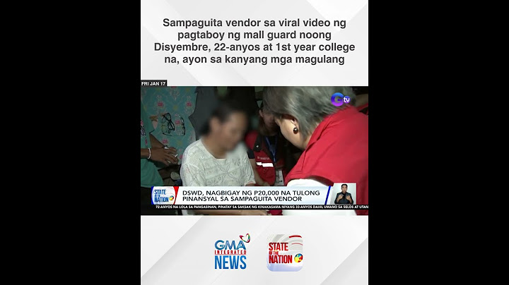 Sampaguita vendor, 22-anyos at 1st year college na, ayon sa kanyang mga magulang | SONA