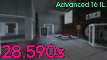 Glitchless ch16 Advanced IL - 28.590s - World Record