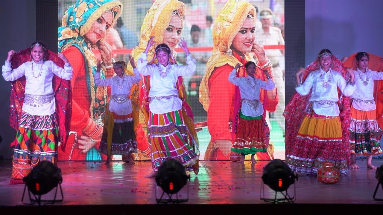 Haryanvi Dance  Haryanvi Folk Dance in  School Annual Function 2023  Green Garden School  Gwalior