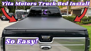 Yita Motors Quad Folding Bed Cover Install | Ford F250