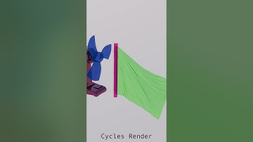 Eevee vs Cycles Render | Cloth Simulation | Blender | 3D |  @evolvloop  ​