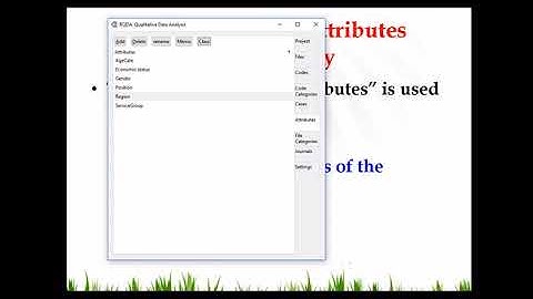 RQDA 4 - the functionality of Attributes in RQDA