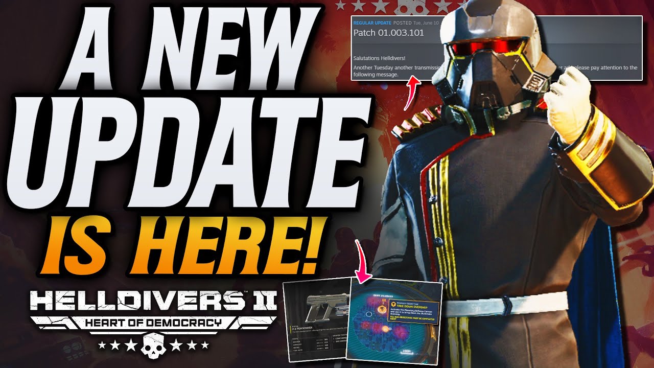 Helldivers 2 NEW PATCH UPDATE! More Armour Passive Buffs! - YouTube