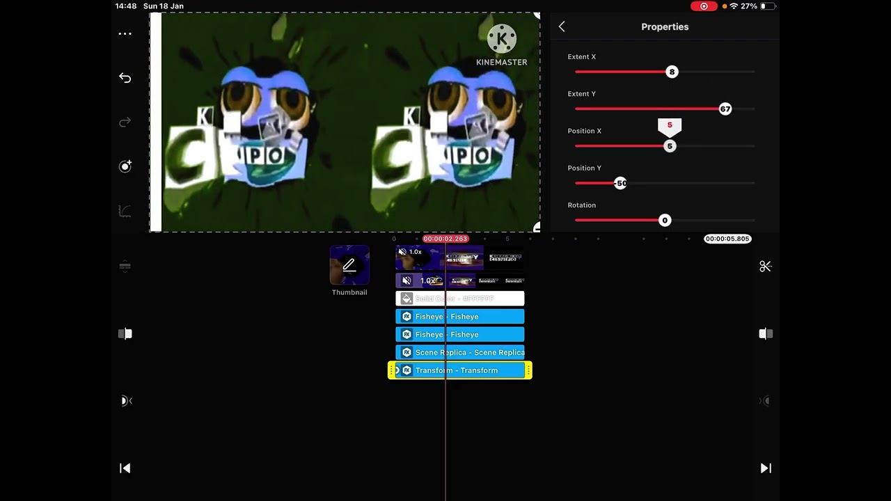 How to make Braxton’s G major 74 (Lab adjust version) In KineMaster