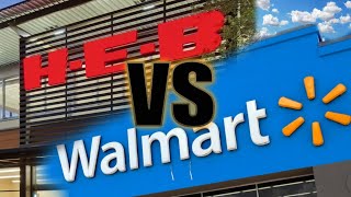 Walmart -VS- HEB Which Store Has Cheaper Prices and Will Save You The Most Money?💲HUGE Grocery Haul