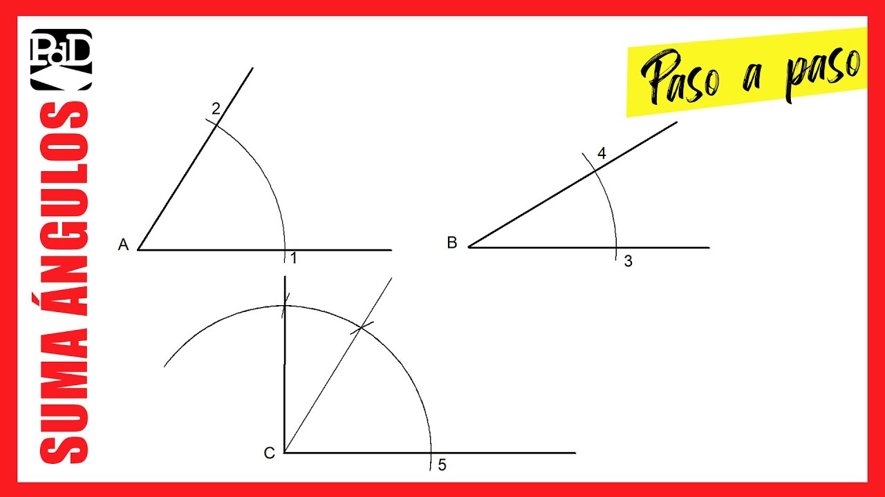 Sumar Ángulos con el Compás (Dibujo Técnico Básico). - thptnganamst.edu.vn