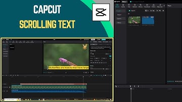 CapCut (PC) - Scrolling Text