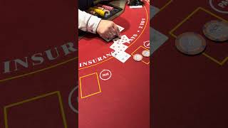 50 000 wagered on a 9 vs 8 double down is courageous to say the least venetianvegas