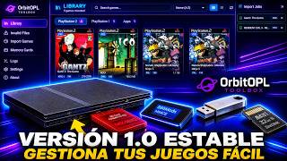 OrbitOPL Toolbox 1.0 Estable: Gestiona tus juegos de PS1 y PS2 (Covers, ZSO, VCD)