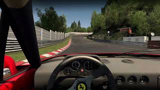 Nordschleife Ferrari F40 Stage 3 No assists, H-Shifter, Floating Gear - Assetto Corsa
