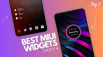 Best MIUI Widgets Part-4 | Best MIUI Themes With Beautiful Widgets | Themes for MIUI 14