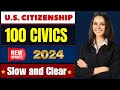 2024 random 100 civics questions and answers - U.S. citizenship interview.