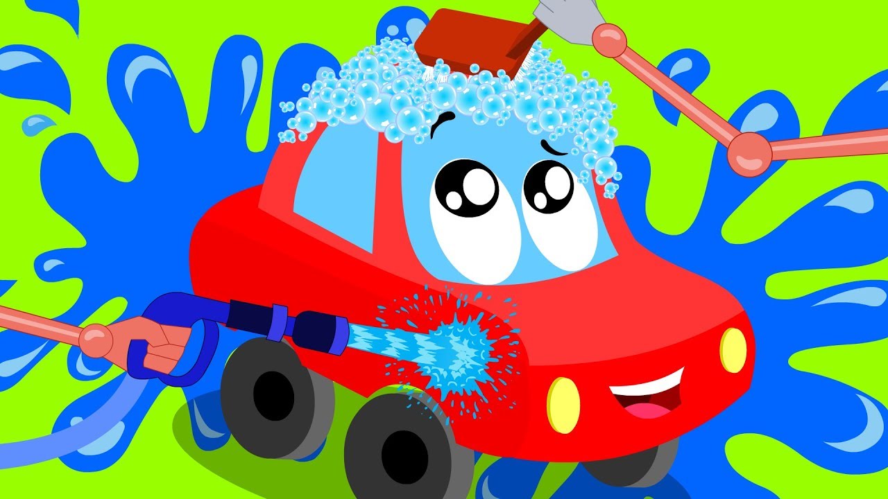 We Like Good Scrub | Little Red Car | Cartoon Videos For Toddlers | Nursery Rhymes For Children