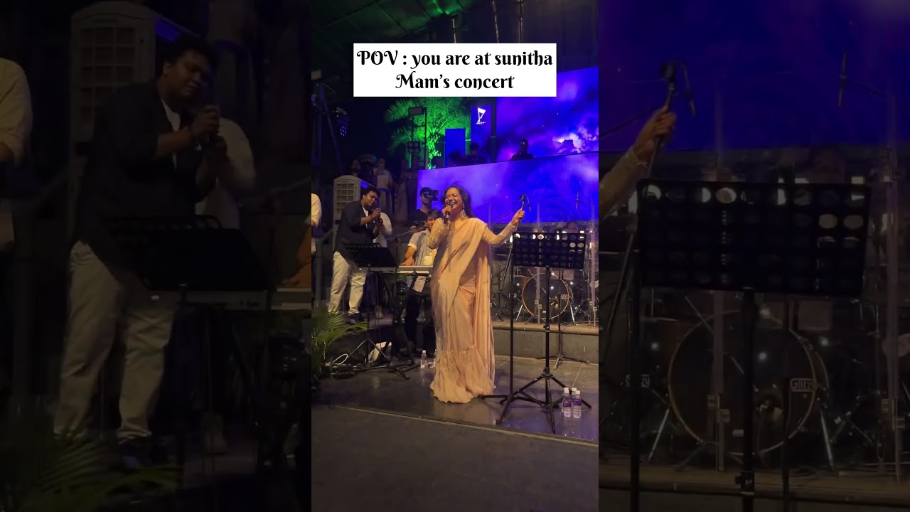 Sunitha mam’s concert Sunitha mam’s concert in odeum by prism 