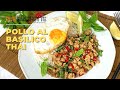 🥢 Pollo al basilico thai (pad ga prao) | RICETTA CUCINA THAILANDESE