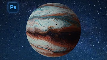Easiest Way to Make Planet in Photoshop - Photoshop Tutorial